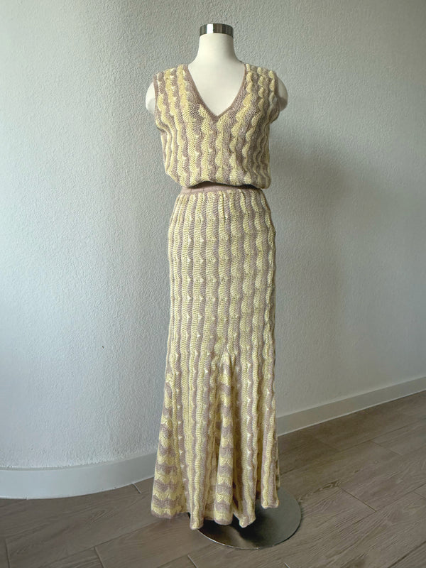 Julieta Yellow and Beige