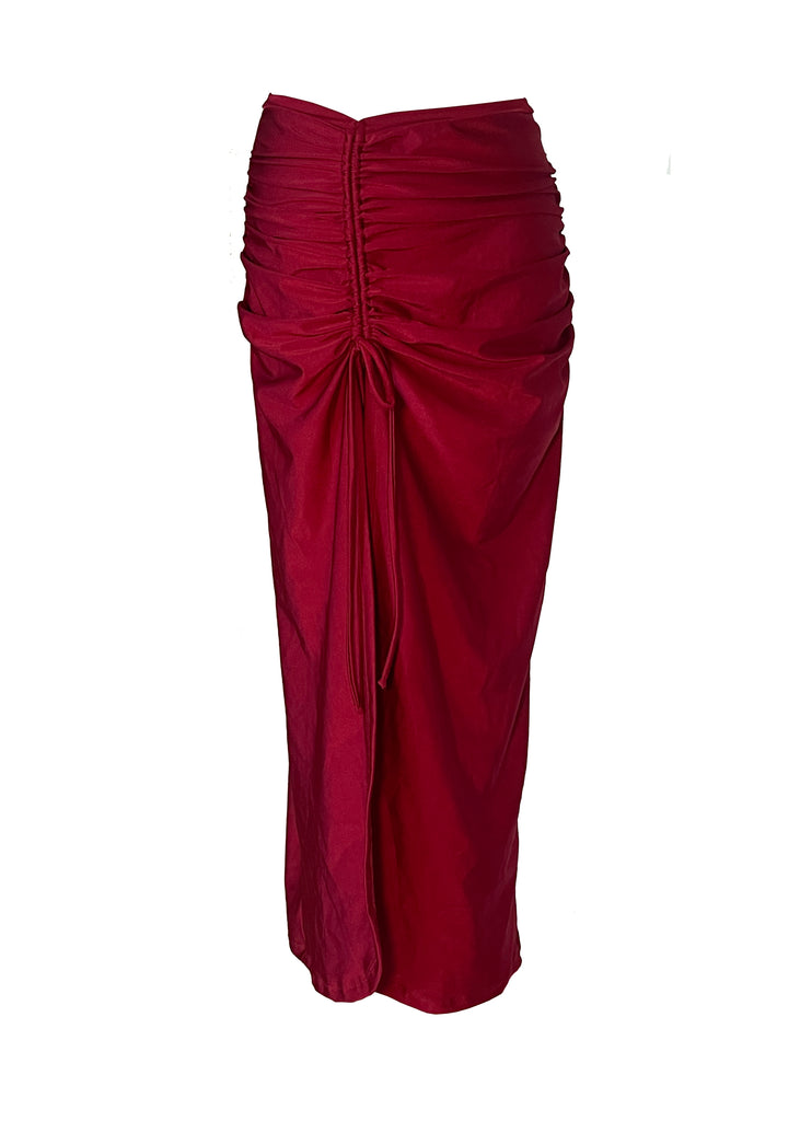 Mila Skirt Deep red